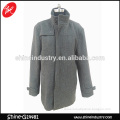 Latest long section choker man's coat woolen coat